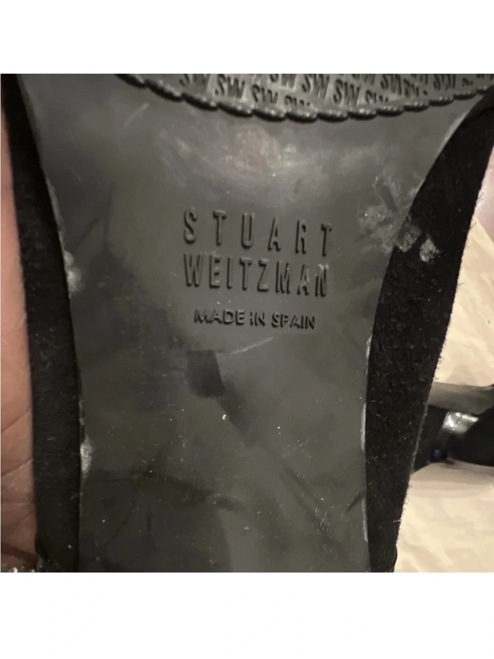 Stuart Weitzman Black Suede Men's Chukka Boots